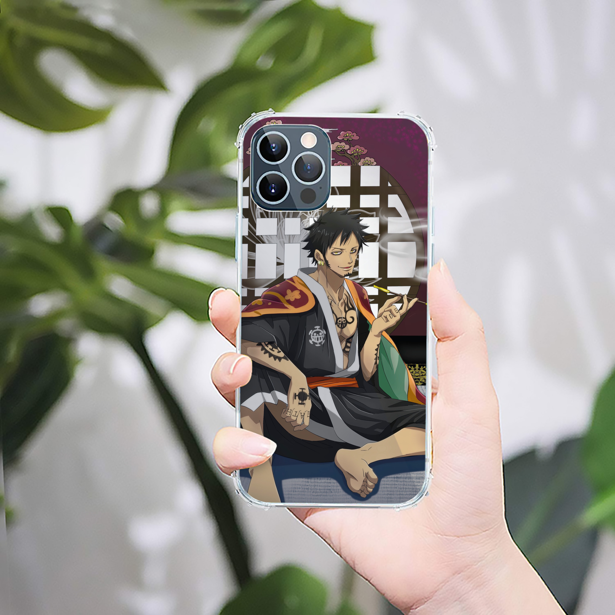（画像用） ワンピース ONE PIECE 【iPhone 12シリーズ対応】透明スマホケース（クリアソフトケース）